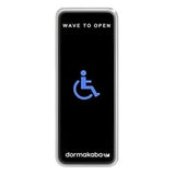 RCI 910NTC-HC-SS Narrow Touchless Actuator, Wheelchair Symbol, Stainless Steel