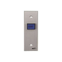 RCI R970NBMO88 Illuminated Exit Push Button, Narrow, Momentary, Blue