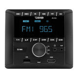 RV and Trailers Headunit 2.75' LCD screen , 2 Zones, 4 volts Output,HDMI, BT, RDS 4 X 50 Watts - side view | Silarius
