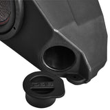 Polaris RZR Glove Box 10' Subwoofer Enclosure 1200 Watts Carbon Fiber Subwoofer - detail view | Silarius