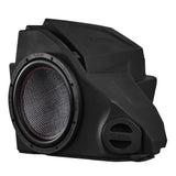 Polaris RZR Glove Box 10' Subwoofer Enclosure 1200 Watts Carbon Fiber Subwoofer - detail view | Silarius