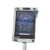 ESP32 HaleHound WiFi & Bluetooth Signal Monitor with 2.8 Touchscreen and Acrylic Case - side view | Silarius