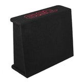 12' Loaded Amplified Shallow Subwoofer Enclosure 350 Watts Rms - detail view | Silarius