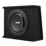 12' Loaded Amplified Shallow Subwoofer Enclosure 350 Watts Rms - rear view | Silarius