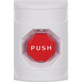 STI SS2308NT-EN Stopper Station, No Cover, Pneumatic Illuminated, 'NO TEXT' English Label, White