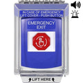 STI G3A449EX-EN G3 Multipurpose Push Button, Flush with Sound, Turn-to-Reset, 'EMERGENCY EXIT' Label, No Camera, Blue