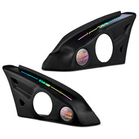 Polaris Slingshot Arm Rest Empty Enclosure With Digital Led Lights fits 2 x 6.5" Speakers | 2015 - Current