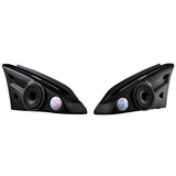 Polaris Slingshot Arm Rest Empty Enclosure With Digital Led Lights fits 2 x 6.5" Speakers | 2015 - Current