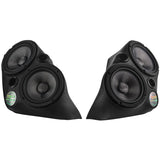 Polaris Slingshot Front Fender Dual 8' Speaker Pods With Digital LED Lighting - rear view | Silarius