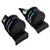 Polaris Slingshot Headrest Empty Enclosure With Digital LED Lights fits 4 x 6.5' Speakers | 2015 ... - detail view | Silarius