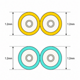 Cleerline CTG-S4B-02LULU-15m SSF™ OM4 LC/UPC-LC/UPC Patch Cord 1.2mm 15m