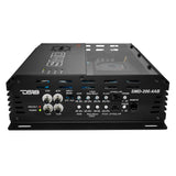 SMD 4-Channel Class AB Amplifier with VM-1 Voltmeter and Digital LED Lights 4 x 200W at 2-ohm - S... - detail view | Silarius