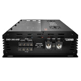 SMD 4-Channel Class AB Amplifier with VM-1 Voltmeter and Digital LED Lights 4 x 300W at 2-Ohm - S... - detail view | Silarius