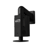 Speco Technologies DDM1B Digital Deterrent Mounting Box with Built-in Speakers, Indoor / Outdoor, Lights, Microphone, Un