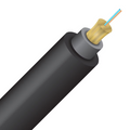 Cleerline 2TMD50125OM3PU-B SSF 2 Strand OM3, Tactical Indoor/Outdoor Micro Distribution Loose Tube, PU, Cut to Order - Per Foot (20 ft Minimum)