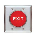 SDC 442UB 440 Heavy Duty Series Switch Assembly, Momentary 2-5/8" Red Mushroom Blank Button, DPST, Stainless Steel