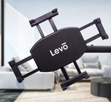 LEVO Dual Clamp Tablet Cradle for LEVO G2 Stands - front view | Silarius