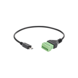 Micro USB to 5 Terminal Add(Shelly Pill) - front view | Silarius