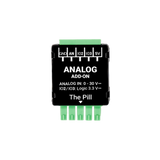 Analog 0 - 30V Add-on (Shelly Pill) - front view | Silarius