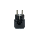 Shelly Plug PM Gen3 Black - rear view | Silarius