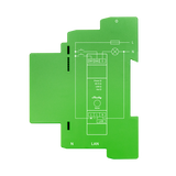 Shelly Pro Dimmer 2PM - side view | Silarius