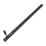 SurgeX ESP-VP-10V-1612 12-Port Vertical Rack Mount Surge Protector, 16A