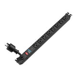 SurgeX ESP-VP-10VR-168 8-Port Vertical Rack Mount Surge Protector, 20A