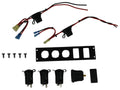Havis C-LP3-USB-BL1 Console, Accessory, Plate, Internal Mount, 2" Mounting Space, 3 Lighter-Plug Outlet, 1 USB, 1 Switch Cutout