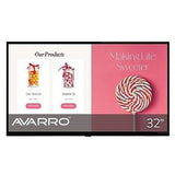 AVARRO V2-P32ESOB Full HD LED Display Certified Refurbished, 32", Final Sale