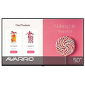 AVARRO V2-P50ESOB UHD 4K LED Display Open Box, 50"