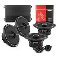 DS18 2014-2018 Toyota RAV4 Front and Back Doors Speakers Best Upgrade/Replacement Package 1600 Watts - front view | Silarius