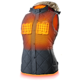 Cirrus Womens Heated Vest - detail view | Silarius
