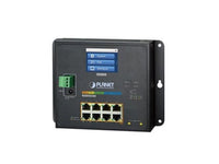 PLANET WGS-5225-8P2SV Industrial L2+ 8-Port Gigabit 802.3at PoE+ + 2-Port SFP Wall-Mount Managed Switch