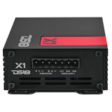 X 1-Channel Ultra Compact Class D Amplifier 300 Watts Rms @ 1-Ohm - rear view | Silarius