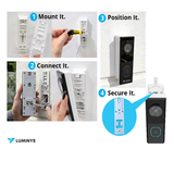 Luminys DW401-CW01 4MP Wired Video Doorb