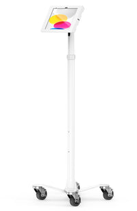 Compulocks MCRSTDW209APXW iPad 10th-11th (A16) Gen, Apex Enclosure Medical Rolling Cart - White