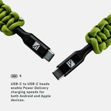 USB-C to USB-C Cable - detail view | Silarius