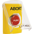 STI SS2224AB-EN Stopper Station Momentary Abort Button, Flush or Surface Mount, Yellow