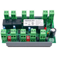 Functional Devices RIBMNLB-4NO AHU Fan Safety Alarm and General Purpose Logic Circuit, 24VAC/DC Power Input, (4) Alarm Inputs with N/O Outputs, 2.75” Track Mount