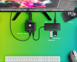 ATEN CS22HF 2-Port USB FHD HDMI Cable KVM with Remote Port Selector