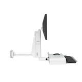 JACO EVO-WA-WT Wall Arm - Worksurface, Wt, No TRACk