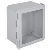 STI EF161408-W EnviroArmour Fiberglass Enclosure with Window, 16H 14W 8D