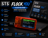 FlockYou Mini | Budget ALPR Awareness Detector with Color Display - side view | Silarius