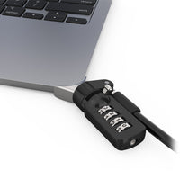 Compulocks MBALDG05CL Ledge Lock Adapter for MacBook Air 15IN M2-M5 with Combination Cable Lock Silver