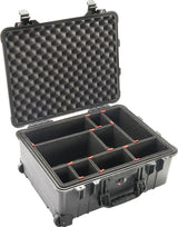 DSI 015600-0050-110 Pelican 1560 Black with TrekPak Dividers