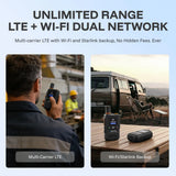 POC-1 Pro 4G + Wi-Fi Global Walkie Talkie - side view | Silarius