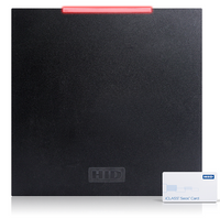 HID 940NTNTEK0002B iCLASS SE R90 Long‑Range Contactless Smart Card Reader, Wiegand, Black