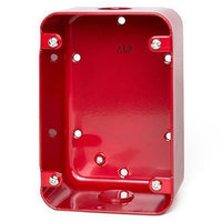 SigCom SGB-32S Surface Mount Sheet Metal Back Box for Pull Station, Red