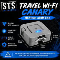 Travel Wi-Fi Canary | ATOM Lite Wi-Fi Awareness Monitor
