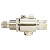 AccelTex ATS-00952 Lightning Arrestor, RPTNC Bulkhead Jack to RPTNC Plug